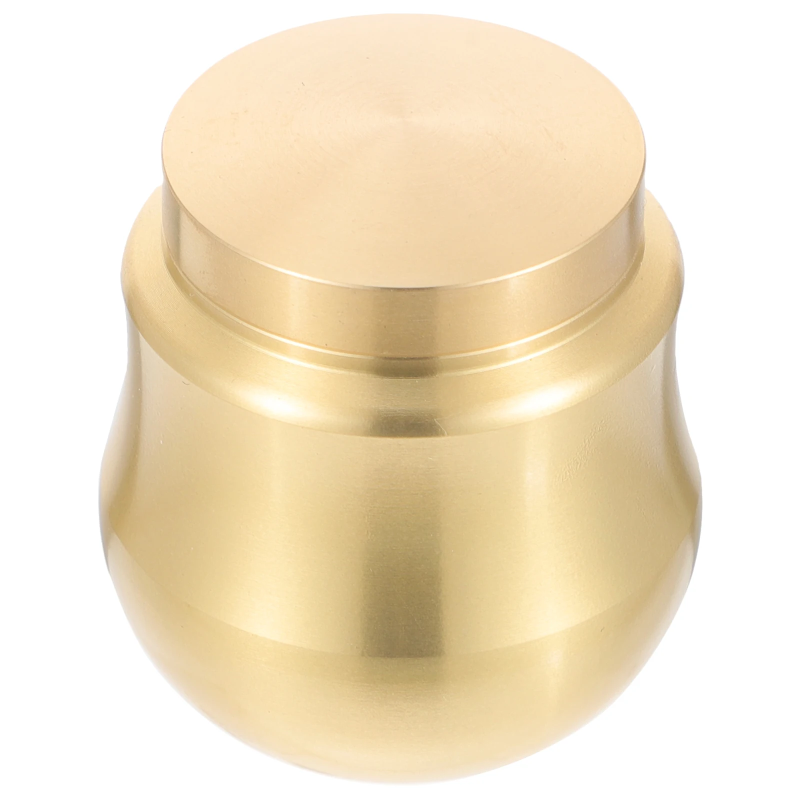 

Creative Mini Brass Powder Storage Jar Sealed Tea Canister Small Desktop Holder For Tea Leaf Candy Powder Dustproof Lightweight