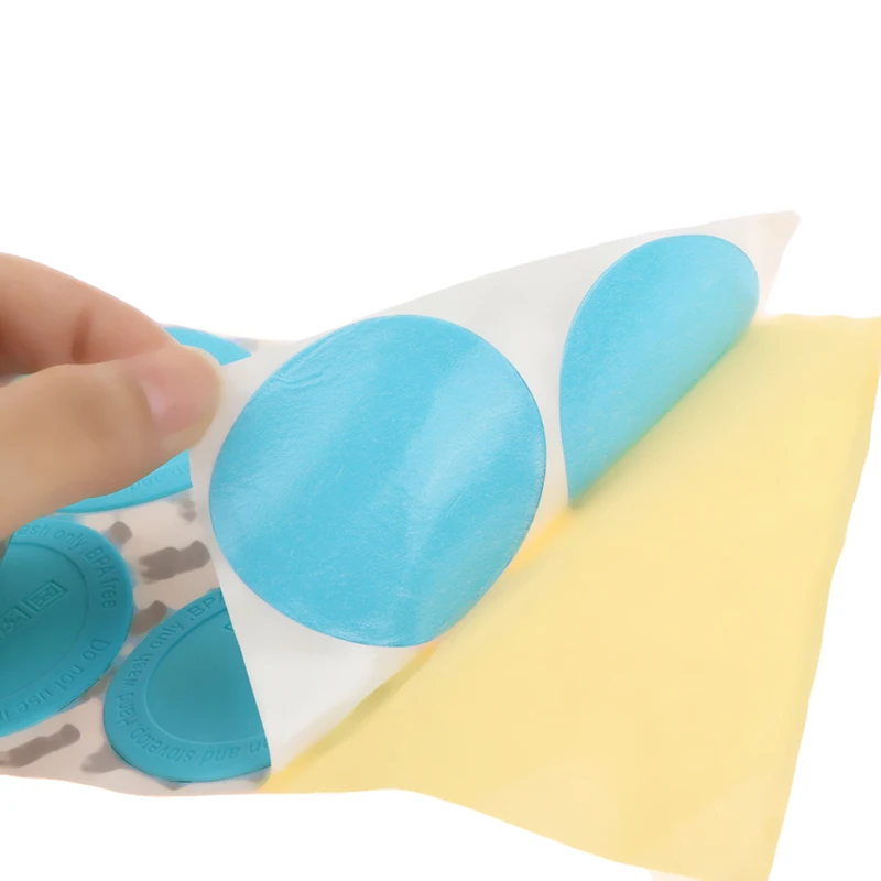 10Pcs Rubber Self Adhesive Bottoms For Tumblers Insulated Cup Rubber Non-slip Pad 56mm