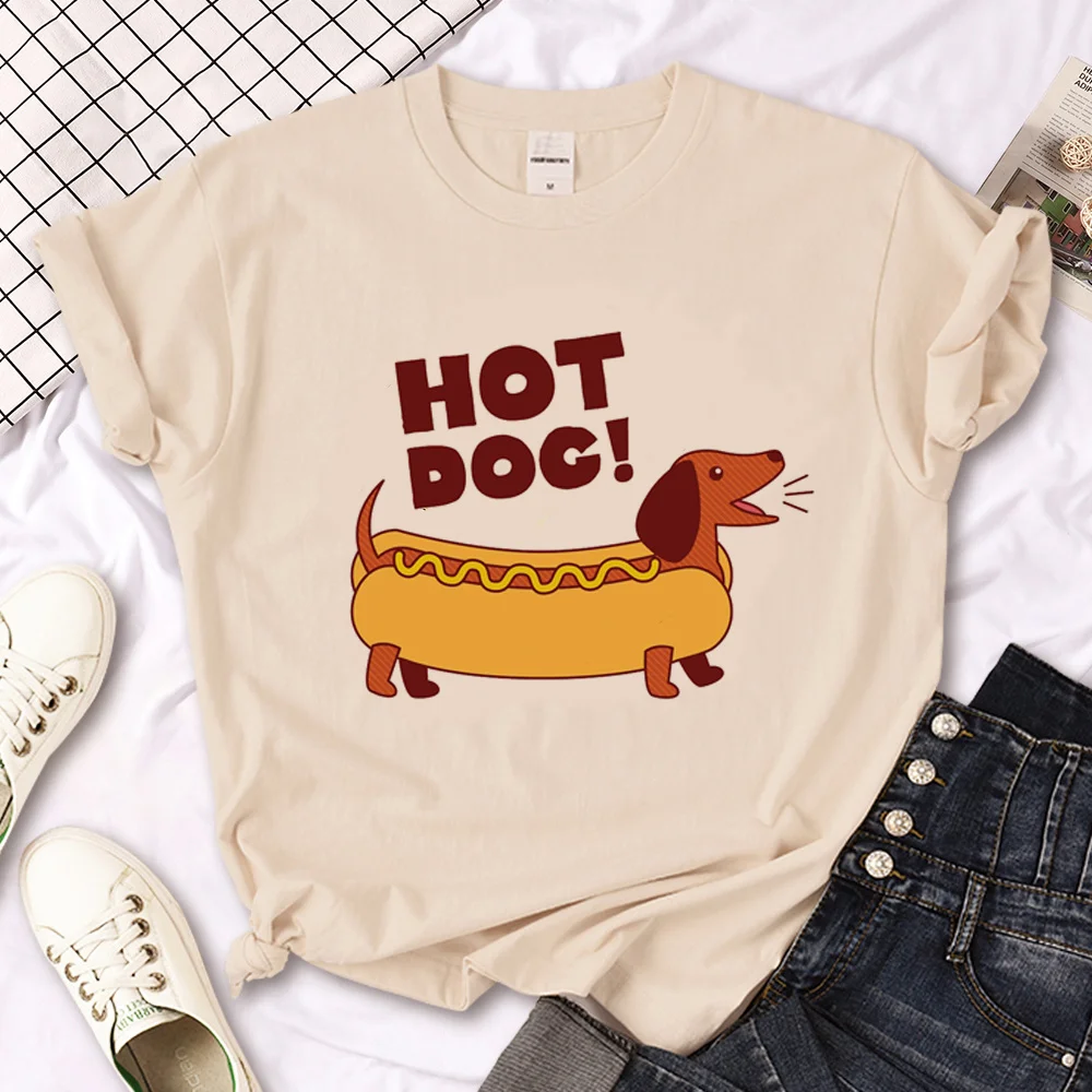 Sausage Dog Dachshund tshirt women harajuku t-shirts female graphic clothes