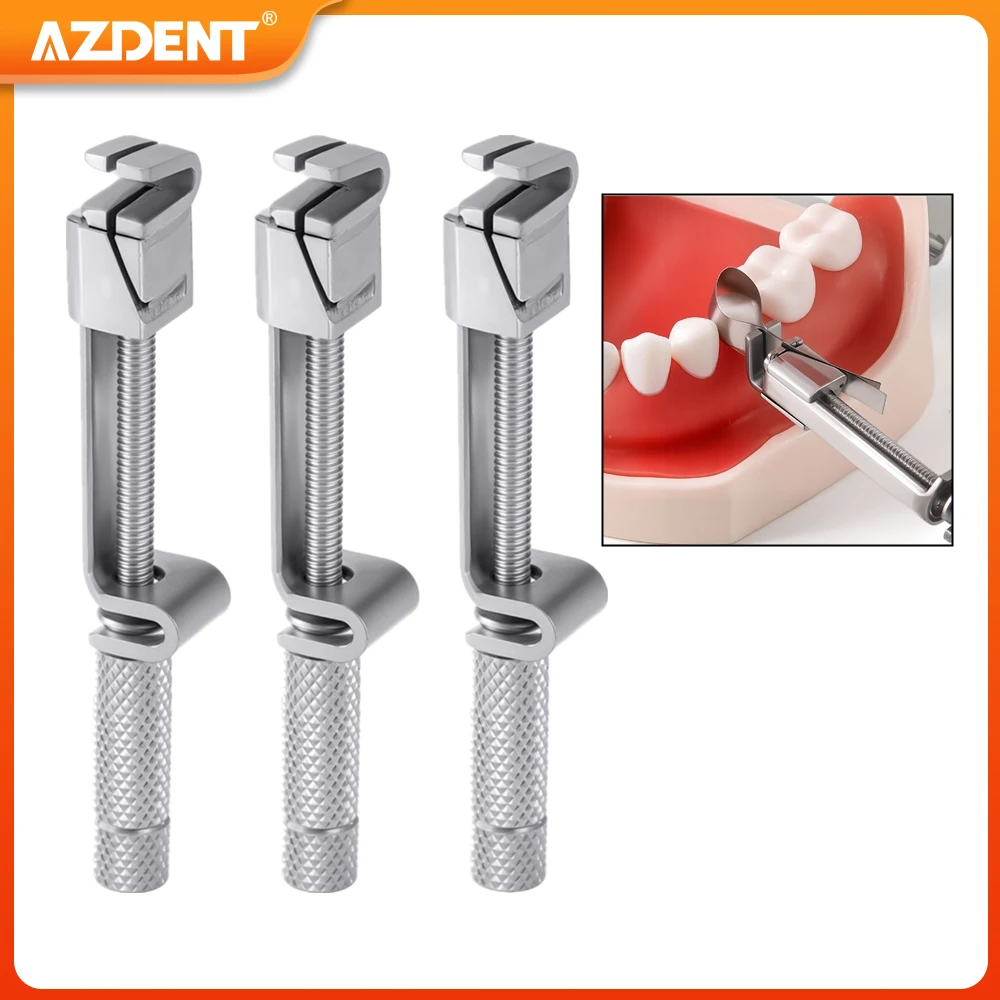 

3PCS AZDENT Dental Matrix Retainer Supporting Sectional Contoured Metal Matrices Autoclaved Disinfected Dentistry Tool