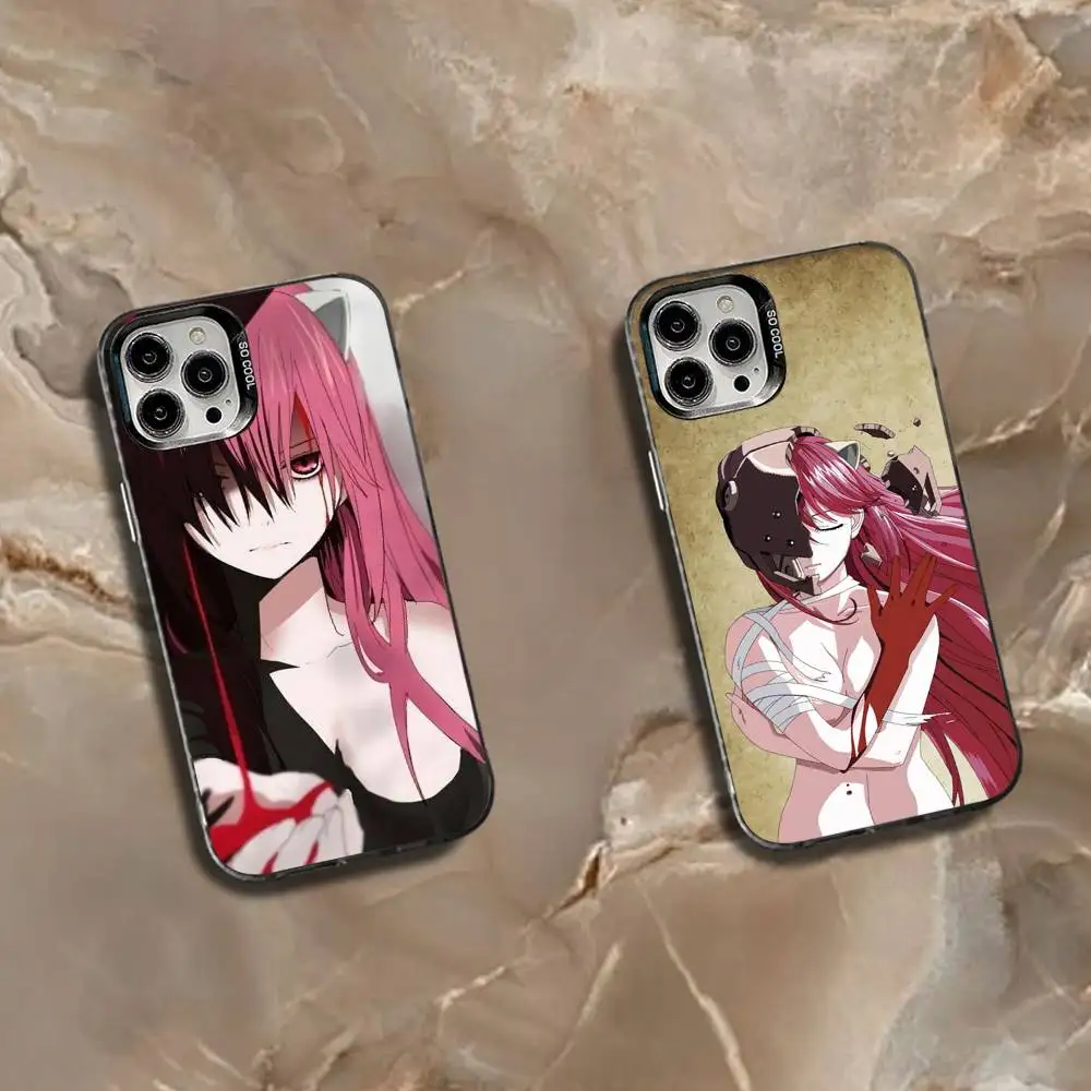 

Elfen Lied Phone Case For iPhone 16,15,14,13,12,11,Mini,Pro,SE,MAX White Matte Shockproof Cover
