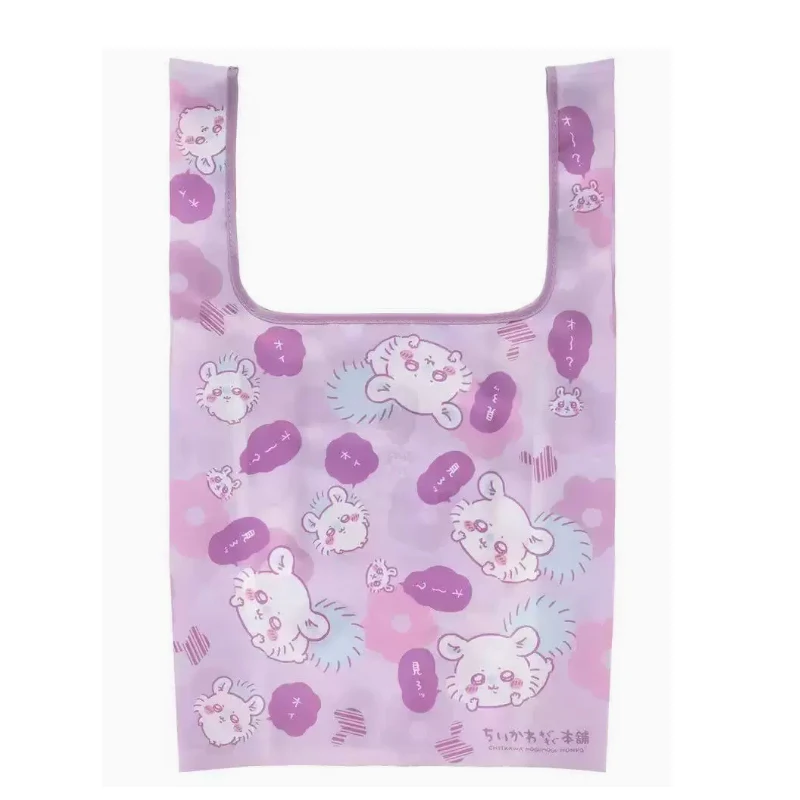 Cartoon Chiikawa Embroidery Travel Bag New Girl Cute Handheld Canvas Bag Tote Bag Make-Up Class Package Bags for Woman
