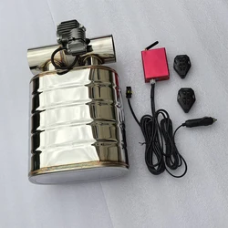 Car Electric Valve Muffler Exhaust Sounds Adjustable Remote Controller 1 Inelt To 1 Outlet Modification Kit