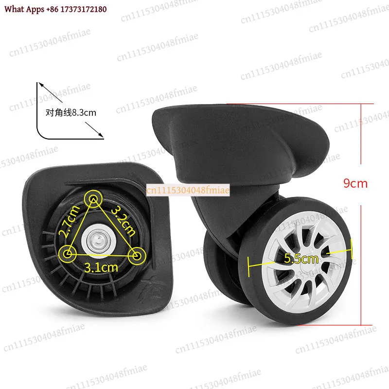 k3 Replacement Luggage Wheels 80T, Universal Spinner Casters, for  Samsonite Suitcase Repair Parts