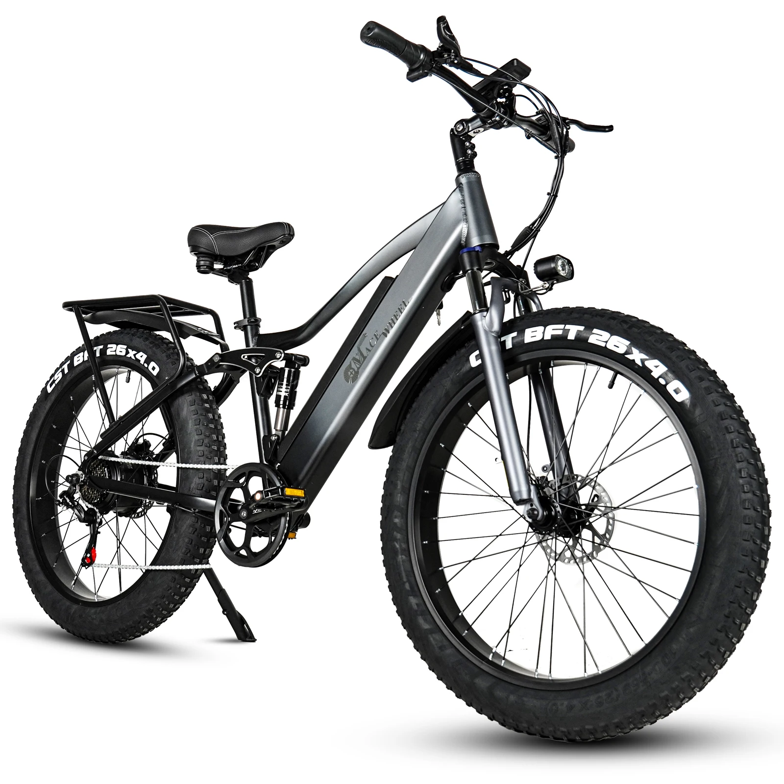 

New 500W 17Ah Electric Bike for Adults,up Miles Removable Battery Ebike 26" UL Certified Electric Mountain E Bike with 5-Speed