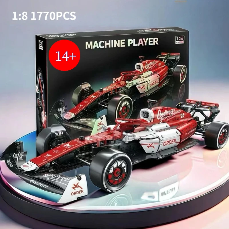 1-8-f1-auto-da-corsa-1770pcs-set-di-costruzione-moc-building-blocks-auto-cool-modello-da-collezione-kit-di-auto-giocattolo-regalo-festivo-di-natale-dare