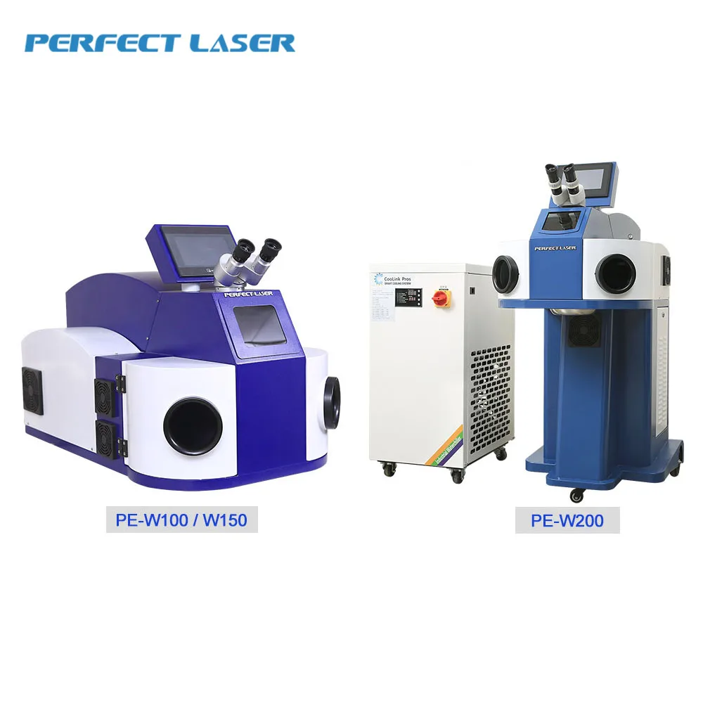 Perfect Laser Jewelry Welding Machine 200W 150W 100W Repairing Ring Pendant YAG Laser Spot Soldering Welder Machines