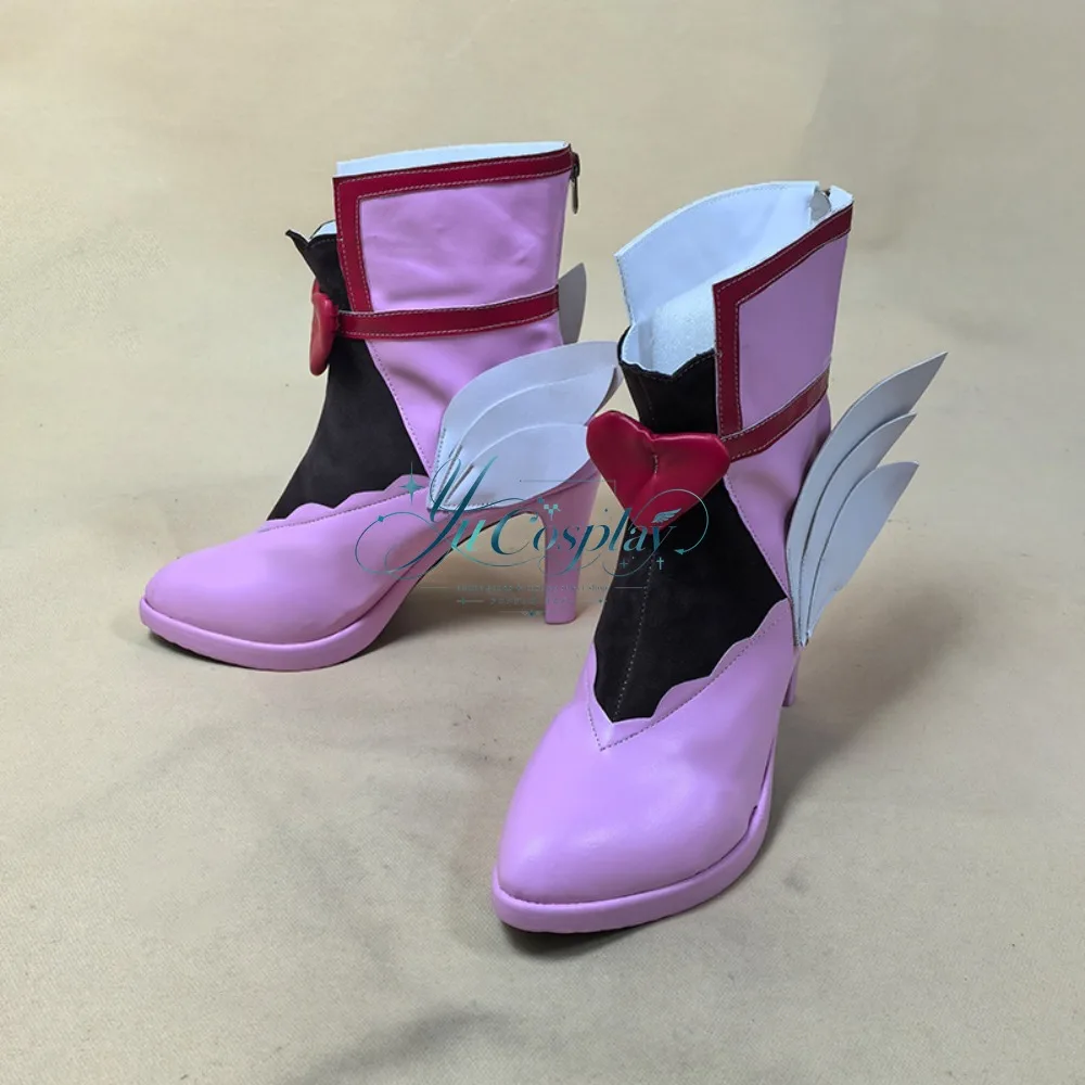 D.Va Magical Girl Cosplay Shoes Character Boots Game Inspired Footwear for Convention Performance