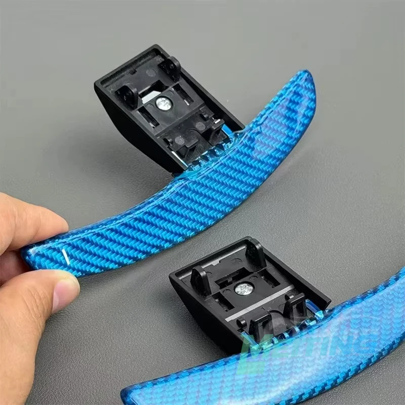 Suitable for BMW F06 F10 F11 F12 F15 F16 F20 F21 F22 F30 F32 F34 forged carbon fiber car interior forged paddles view 4