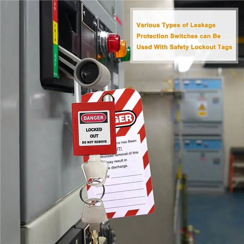 VEHO-2 Set Lockout Tagout Kit,Lock Out Tag Out Kits Electrical,Lock Out Tag Out Padlocks,Electrical Switch Safety Lockout Kit