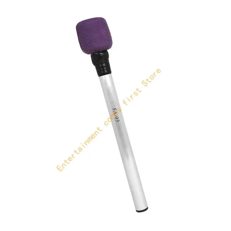Bass Drum Mallet with Long Aluminum Handle and Fabric-Covered Head for Music Classes, Group Playing, and Rehearsals 55KD