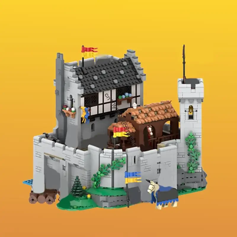 NEW --PCS MOC European Medieval Street View --model DIY creative ideas Child Toy Birthday Gift Blocks