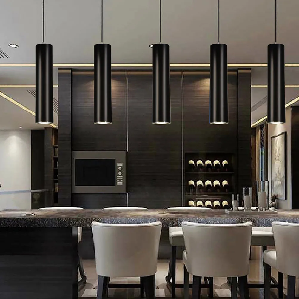 

Long Tube Lamp 7W Cylindrical LED Ch Straight Pendant Light Home Lighting Supply Kitchen Decor
