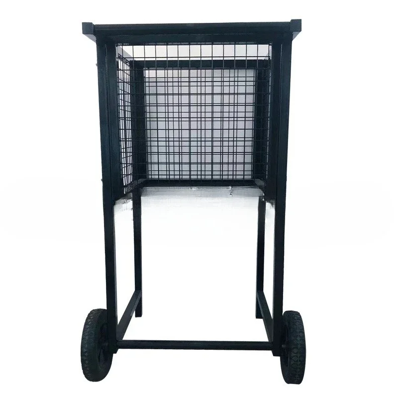 Tennis storage cart, large-capacity tennis frame training cart to pick up balls