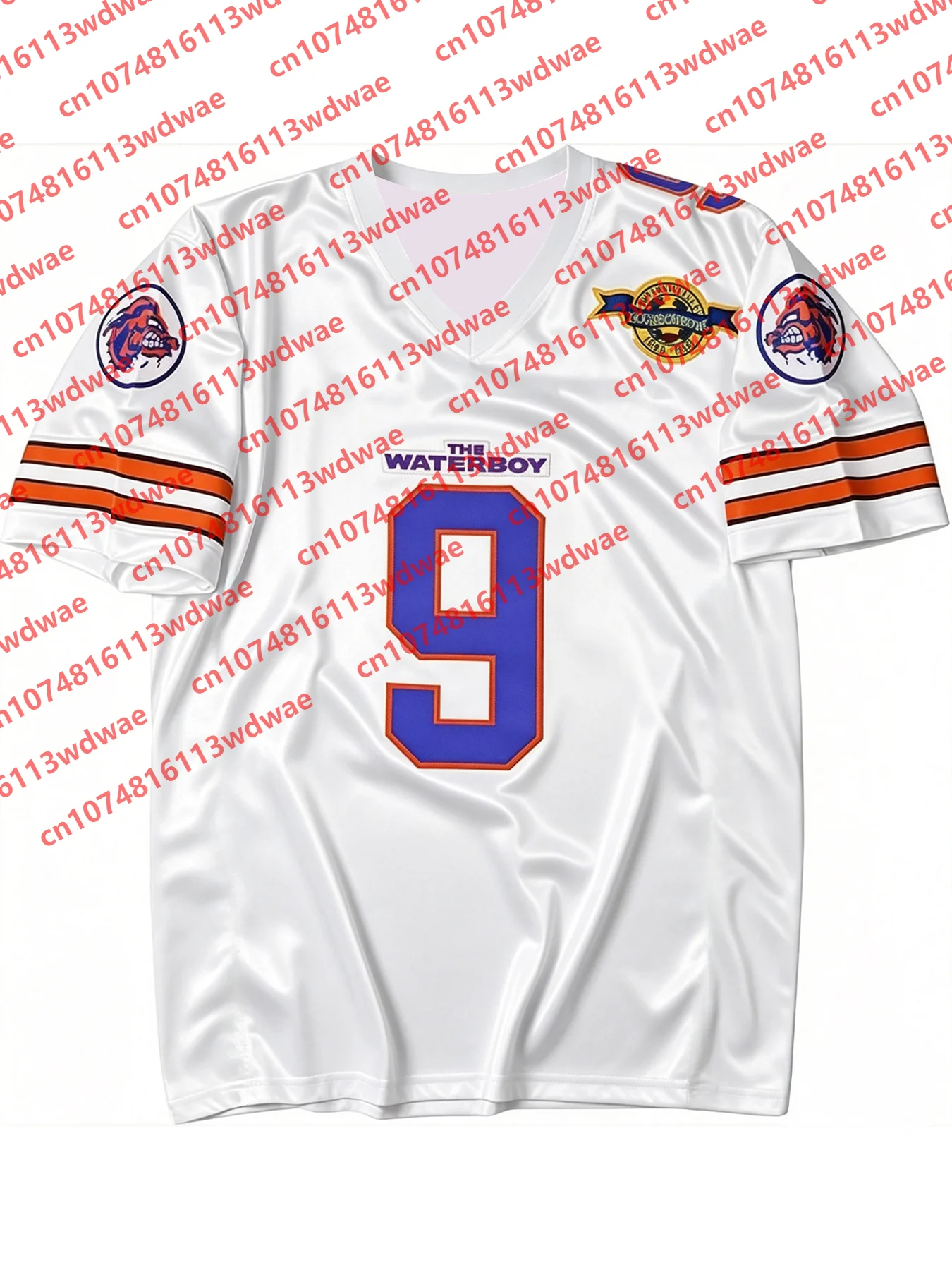 2026 New The Waterboy 9 Bobby Boucher Football Jersey Men V Neck Short Sleeve Movie Fan Retro Sports Uniform Streetwear Kid Tee view 3