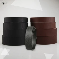 Tuscany Italy Vegetable Tanned Leather Genuine Leather Men's High Quality Belts Full-Grain Leather Handmade DIY Headless Belt