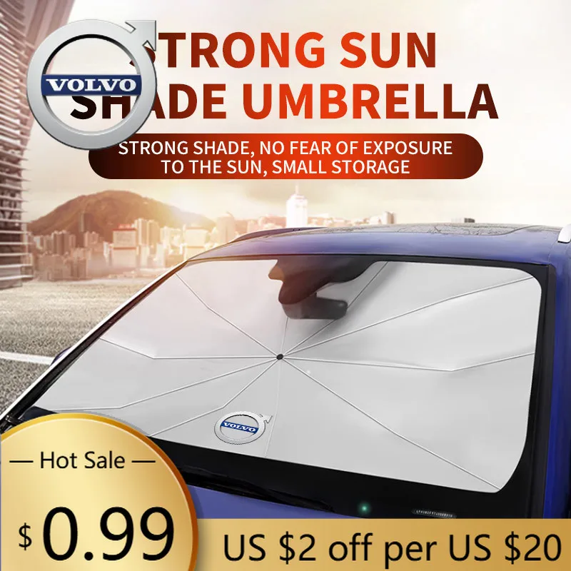 

Колпаки ступицы, солнцезащитный козырек на лобовое стекло автомобиля, зонтик, передняя затенение автомобиля для Volvo XC90 XC60 C30 T6 S60 C70 XC40 V40 XC70 V70 V60 V50 S80 S40