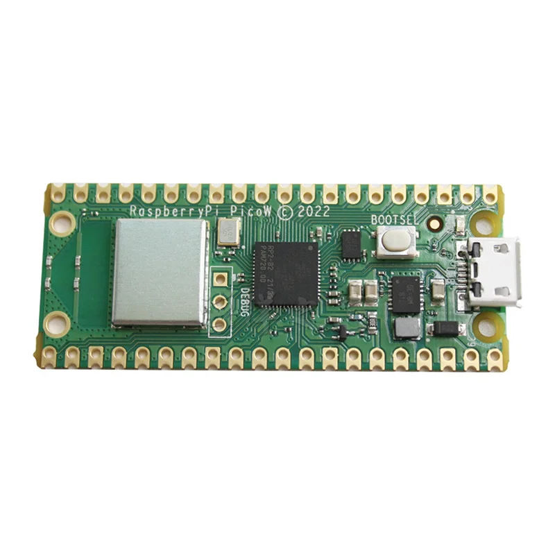 Para placa Pico W con módulo WIFI inalámbrico Placa de desarrollo RP2040 compatible con micro-python soldado