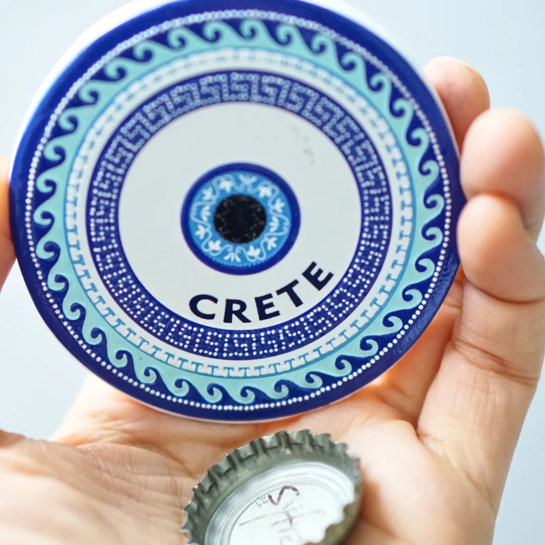 قطعة واحدة، مغناطيس الثلاجة اليونانية، مغناطيس الثلاجة المتخصصة اليونان، مغناطيس الثلاجة كريتي، مغناطيس الثلاجة للسفر اليونان، ثلاجة بيضاء وزرقاء