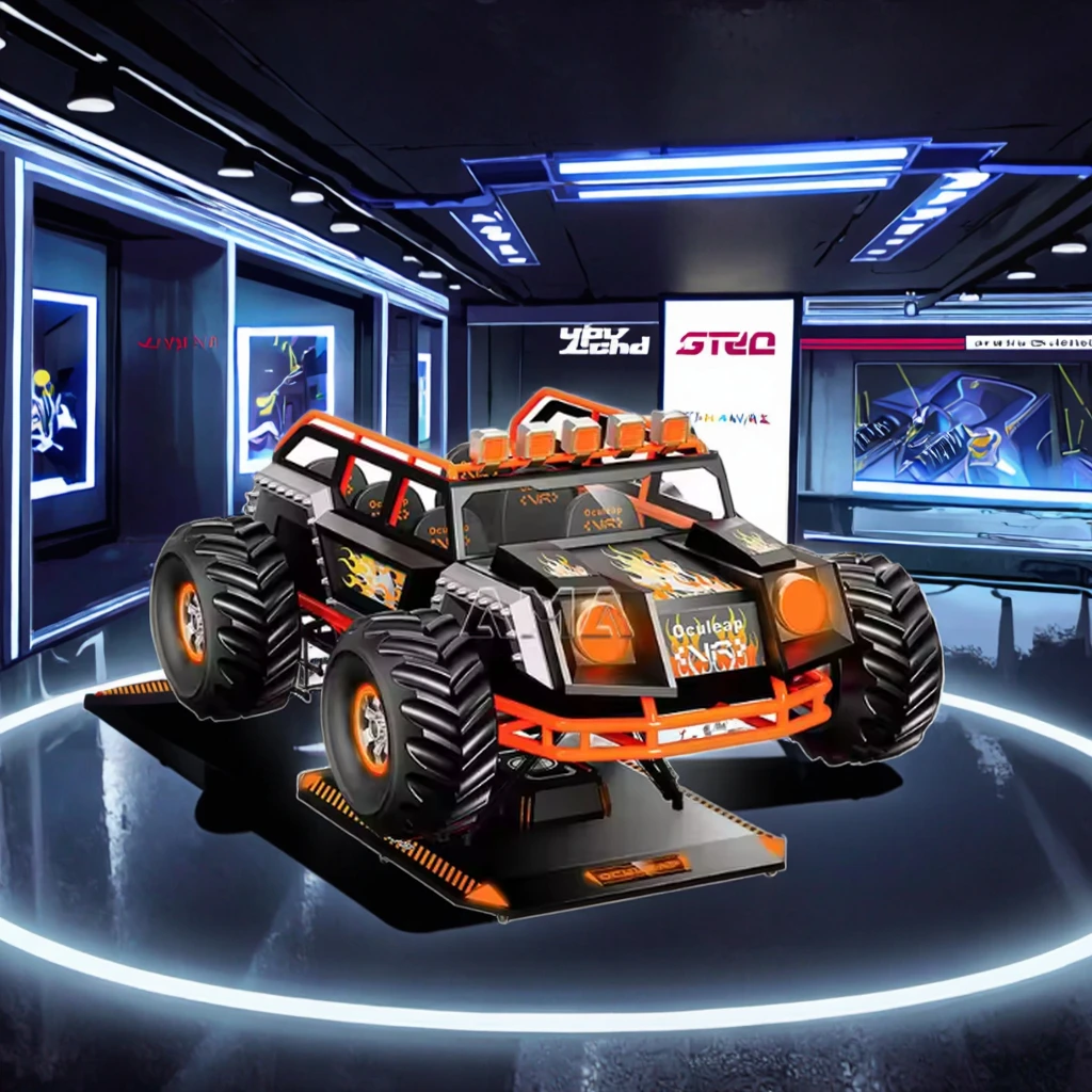 VR FLYING CAR 360 Simulator 6 Players 9D Virtual Reality Racing Gear Entertainment Equipment