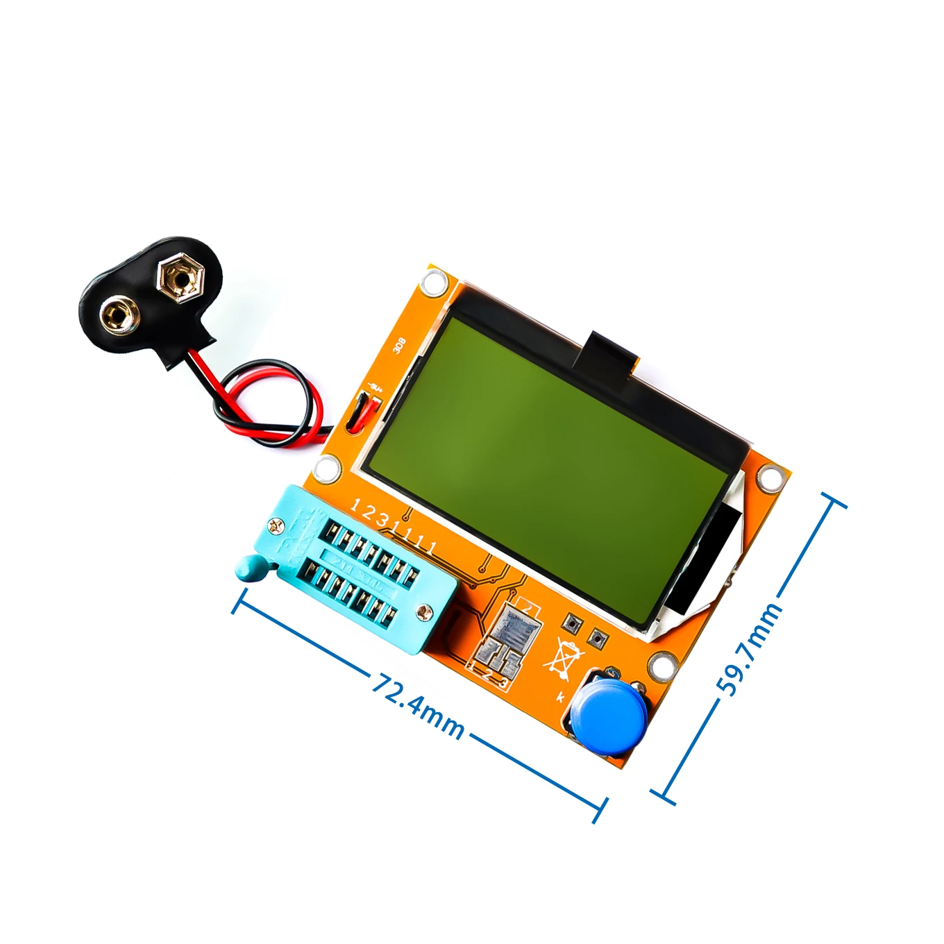 LCR-T4 ESR Meter Transistor Tester Diode Triode Capacitance SCR Inductance New M12 dropship