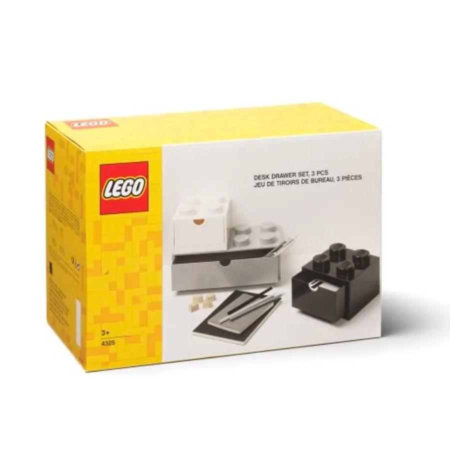 

Lego Desk Drawer Set - Grey Black White…