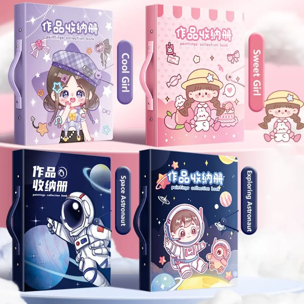 Adt-lePG-Classeur Portable Astronome/Girl Customs Collection Ple, A3/8K, Album Photo Étanche, Cadeau Étudiant