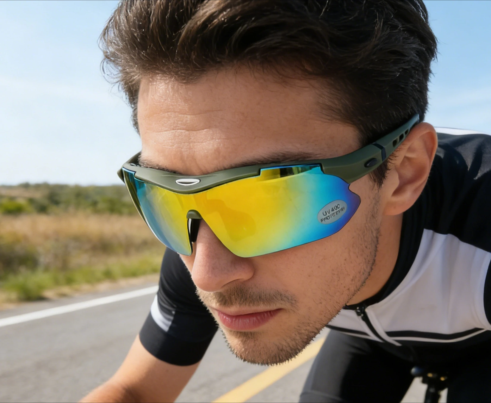 

Набор поляризованных велосипедных очков унисекс - 5 сменных линз, защита от УФ400, ночное видение, спортивные очки для активного отдыха