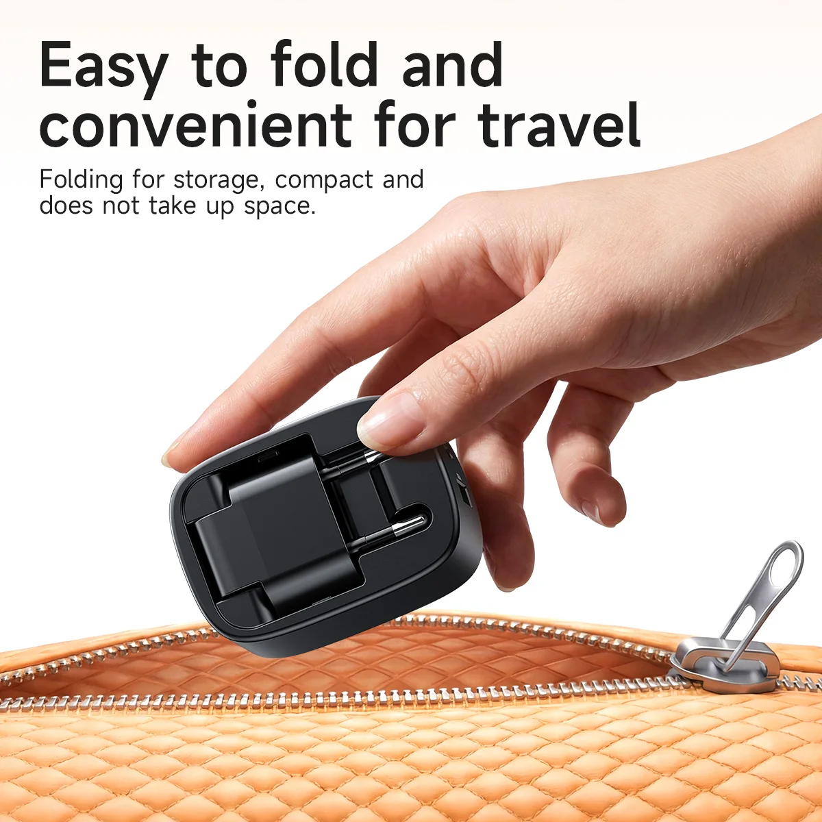 HOCO EU PD30W Foldable Plug Fast Charging Phone Charger For iPhone 17 16 Pro Max USB C QC3.0 Quick Charging Adapter For Samsung view 3