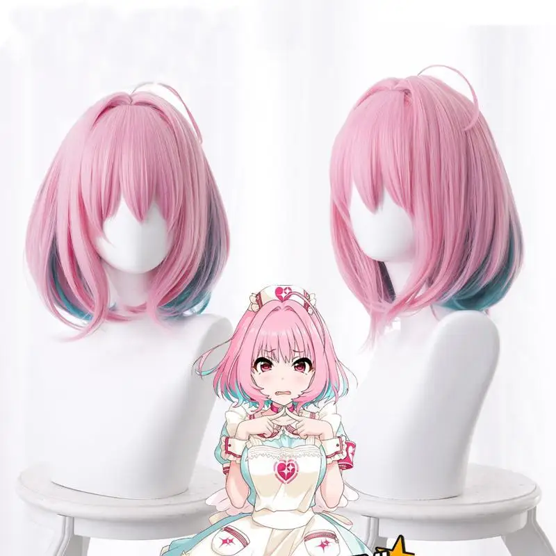 Cinderella girl dreams Li Yameng cos wig animation cosplay gradual change of color silly hair modeling