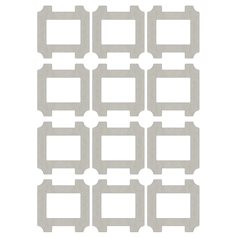 AB43-12PCS Kain Pel Dapat Dicuci Kain Pembersih untuk Ecovacs W2S/W2S PRO Aksesori Pengganti Robot Penyedot Debu Jendela