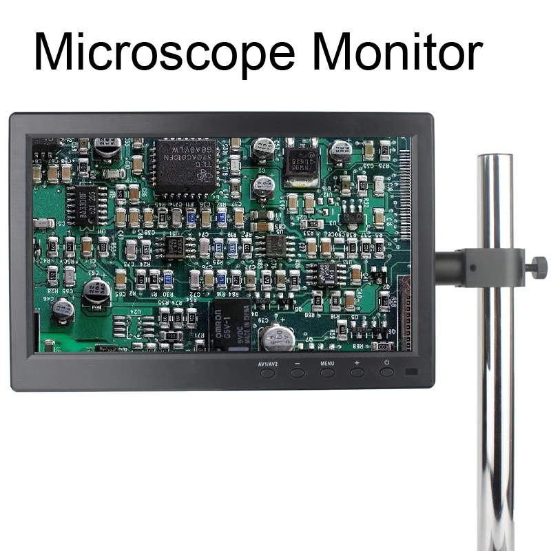 VGA AV HDMI USB BNC Output Industrial 10.1 inch HD LCD Display Industry Video Camera Microscope Monitor