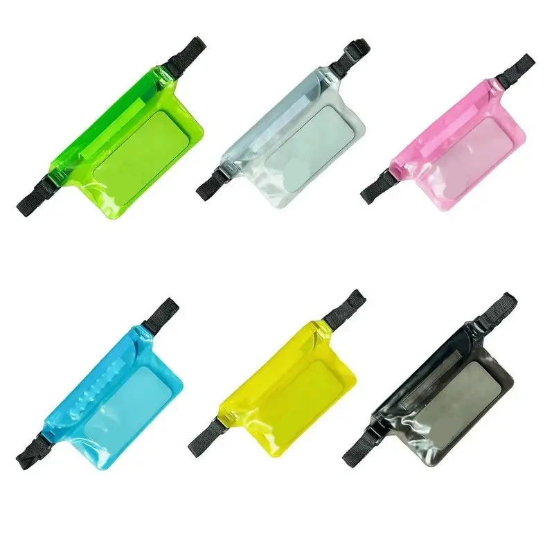 حقيبة سباحة مقاومة للماء من بولي كلوريد الفينيل ، انزلاق للتزلج ، الغوص ، حزمة خصر الكتف ، حقائب هاتف خلوي تحت الماء ، غطاء حافظة للشاطئ ، جديد