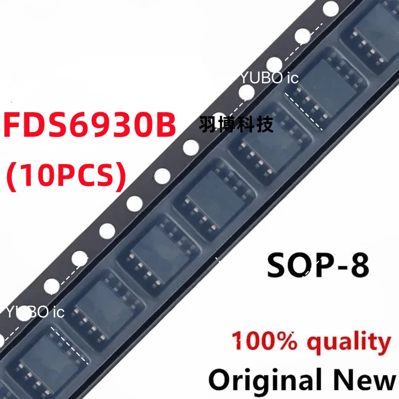 (10piece)100% New FDS6930B 6930B sop-8 Chipset