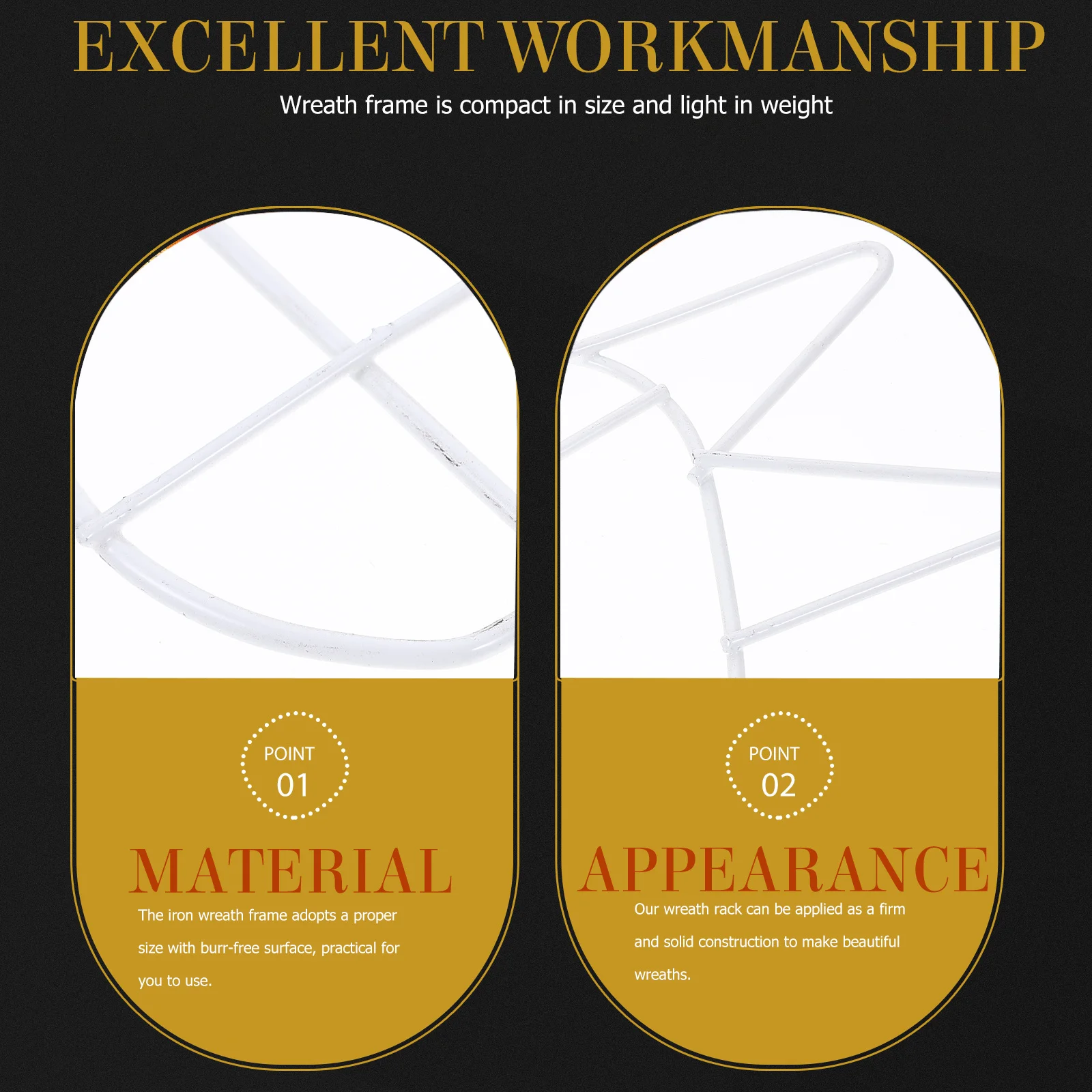 

Horse Shaped Iron Wreath Frame 8Inch Metal Wire Wreath Form For Diy Floral Garland Crafts Wall Hanging Wedding Party Decor