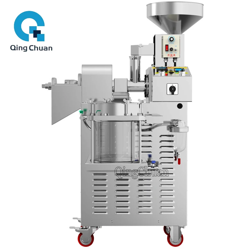 Oil Press Machine S01 3650W Home Peanut Seeds Squeezer Stainless Steel Business Sesame Sunflower Expeller Soybean Extraction