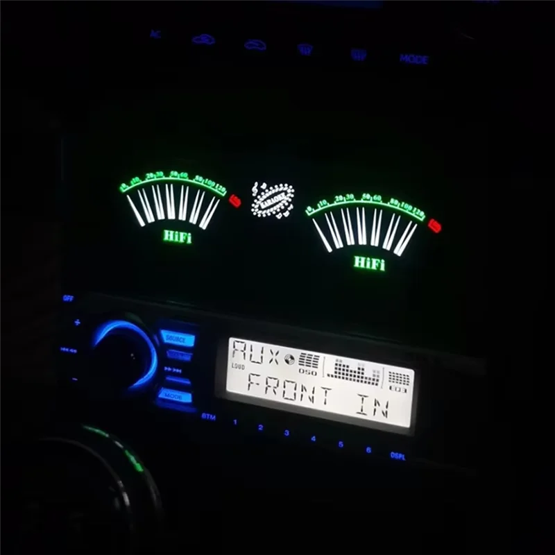 Светодиодный дисплей музыкальной указки с голосовой активацией и регулируемой чувствительностью Музыкальный спектр с голосовым управлением