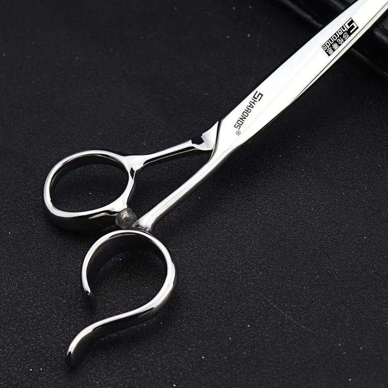 NEUE 6/6,5-Zoll Friseurscheren Professionelles CNC Flachschneidescheren-Set, Friseur-Spezialset Schraubenlose Haarschneideschere – Detail 11