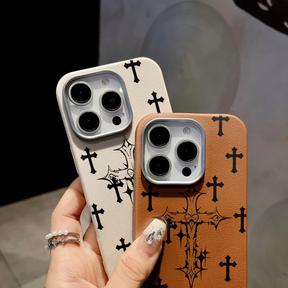 Cross Christian Case For IPhone 16 17 13 Pro Max Cases Phone 11 12 13 ProMax 14 15 Plus Case XS XR Shockproof Leather Drop Funda - view 4