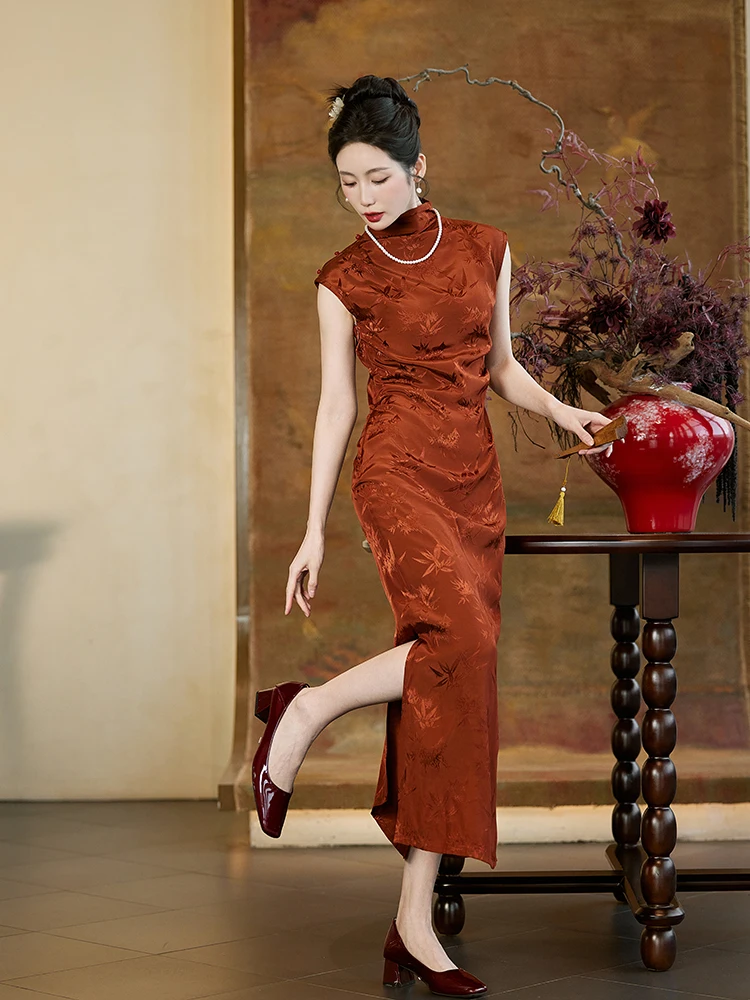 

Изысканный китайский утренний халат для невесты с вышивкой, роскошный, уникальный дизайн