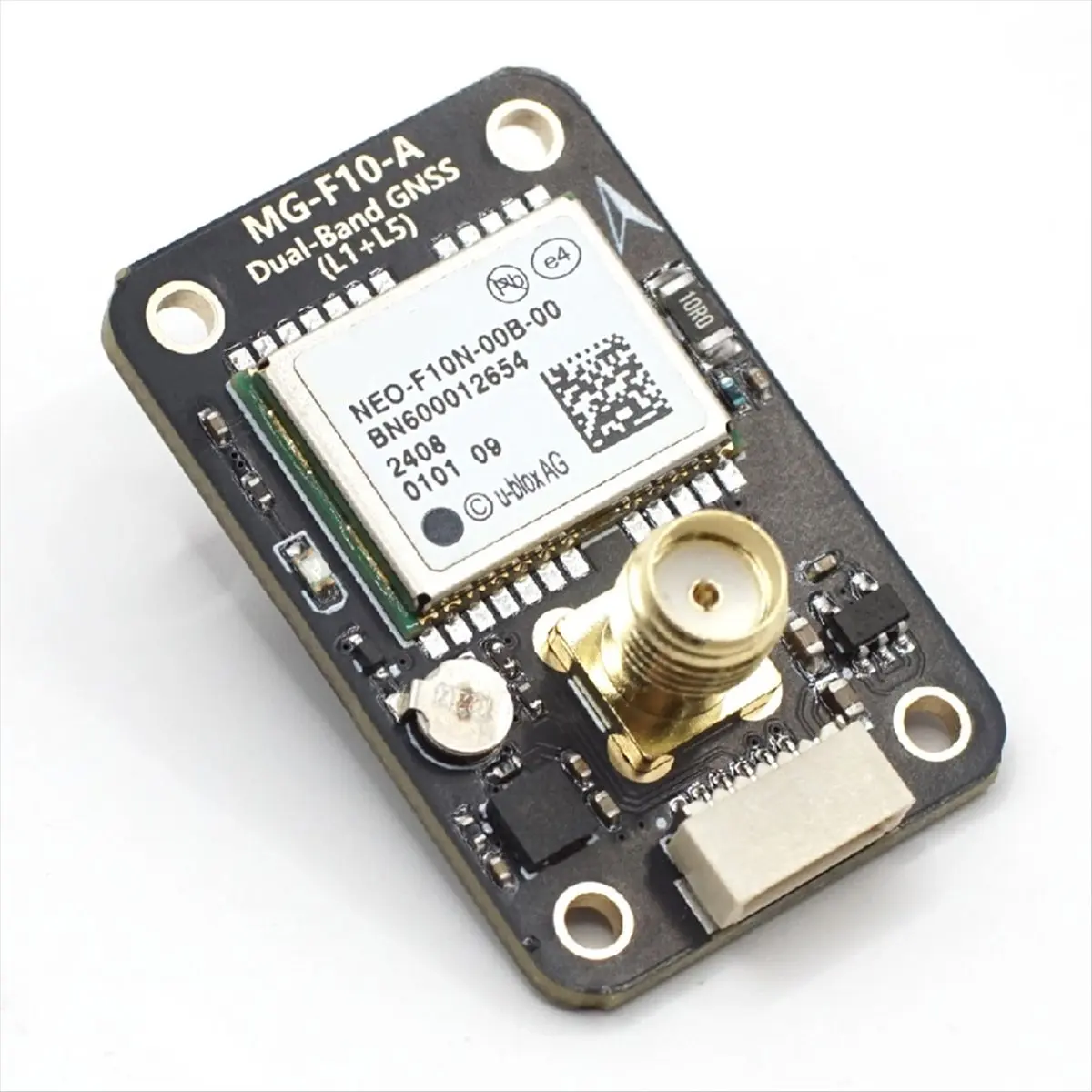 #91K Positioning module,MG-F10 Dual Band (L1+L5) GNSS Module with Compass for Drones (PC+Plastic)
