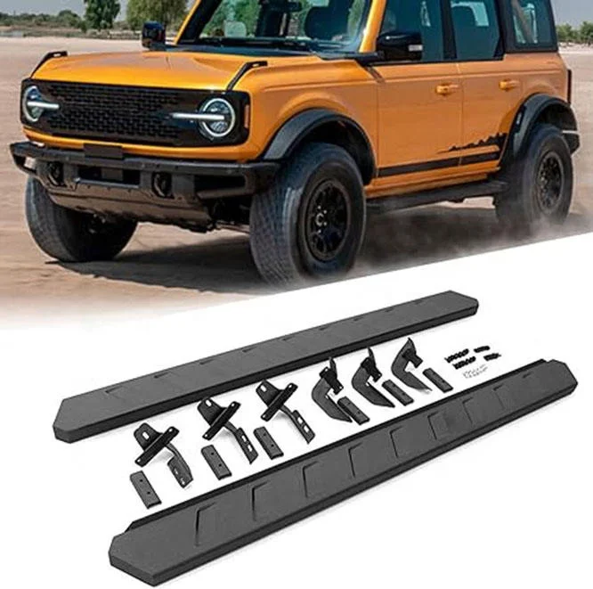 4x4 Offroad Side Steps For Ford Bronco 2021-2024 4-Door running board Car Grills Accessory