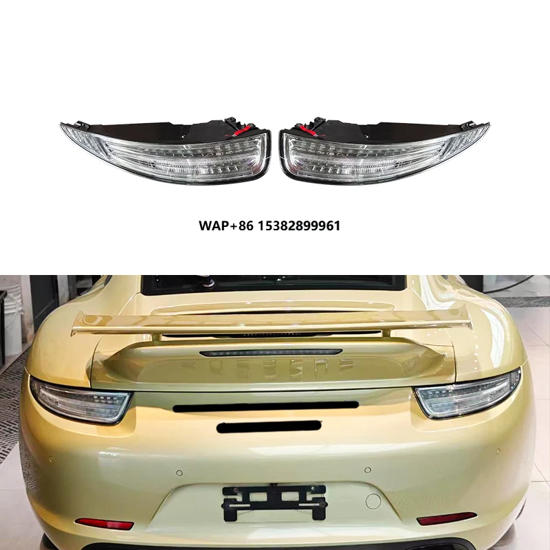 

Заводская модификация автомобиля, оригинальный новый состояние, белые задние фонари, подходит для Porsche 911 2012-2015 годов 991.1 гг.