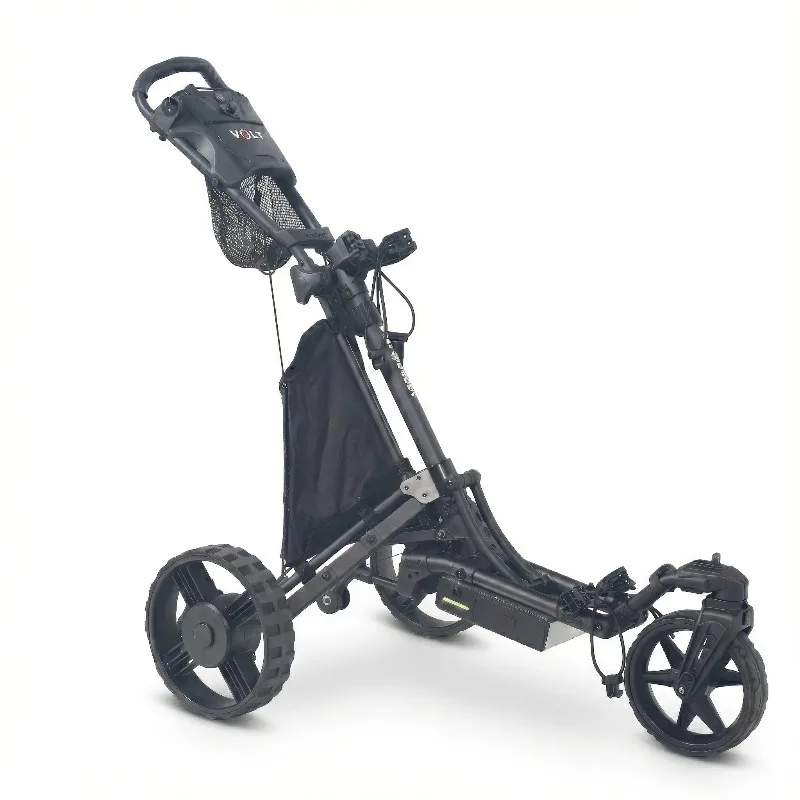 Foldable Electric Golf Trolley Lithium Battery Remote Control 36 Hole Range 40 Degree Climb 3-Wheel 360W Motor Compact Aluminum