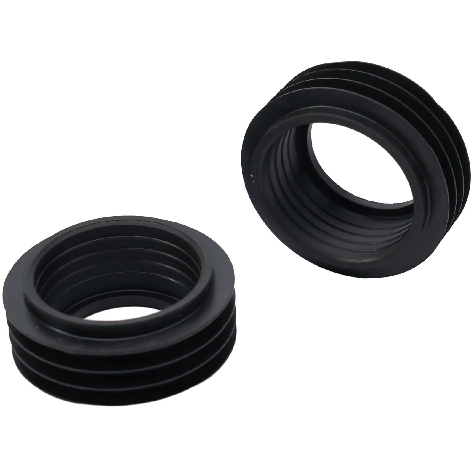 Convenient Rubber Cone Seal For Low Level Flush Pipe  42mm  2pc Set  Optimal Toilet Functionality