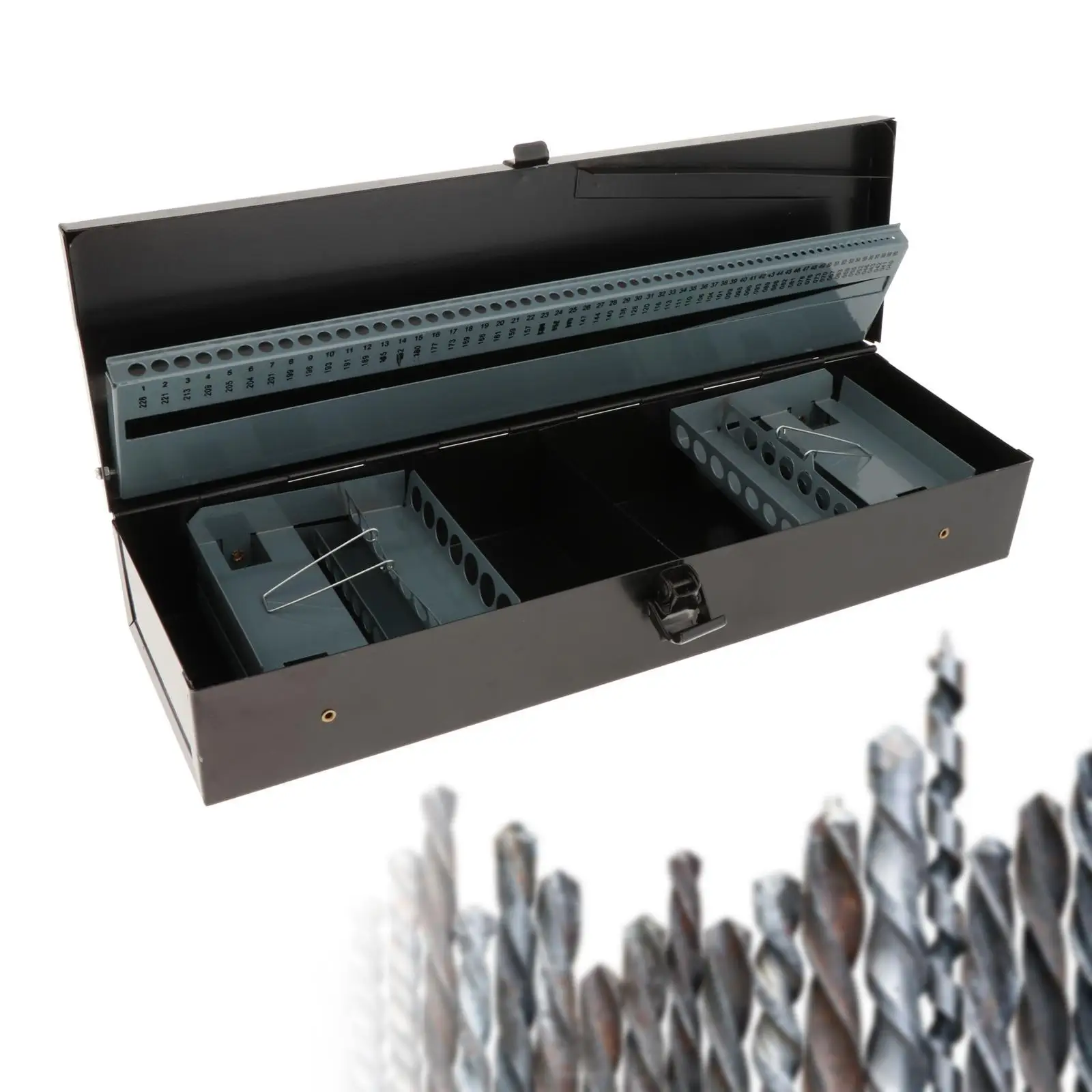 Drill Bit Index Case Carrying Case Empty Tool Box Organiser Jobber Length Drill