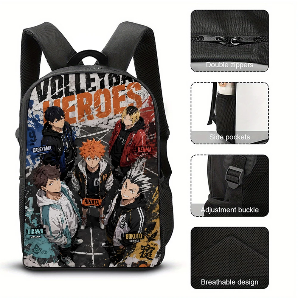 School Backpack Teen - Anime Haikyuu Kids Backpack Teens Student