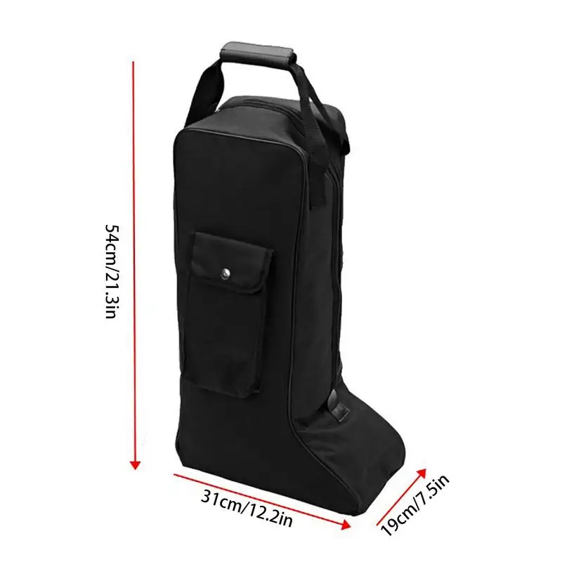 Boot Bag com alça, Boot Bag, impermeável, Montando Botas a cavalo, Equestre, Dust Proof, Shoe Bag para Camping, Viagem