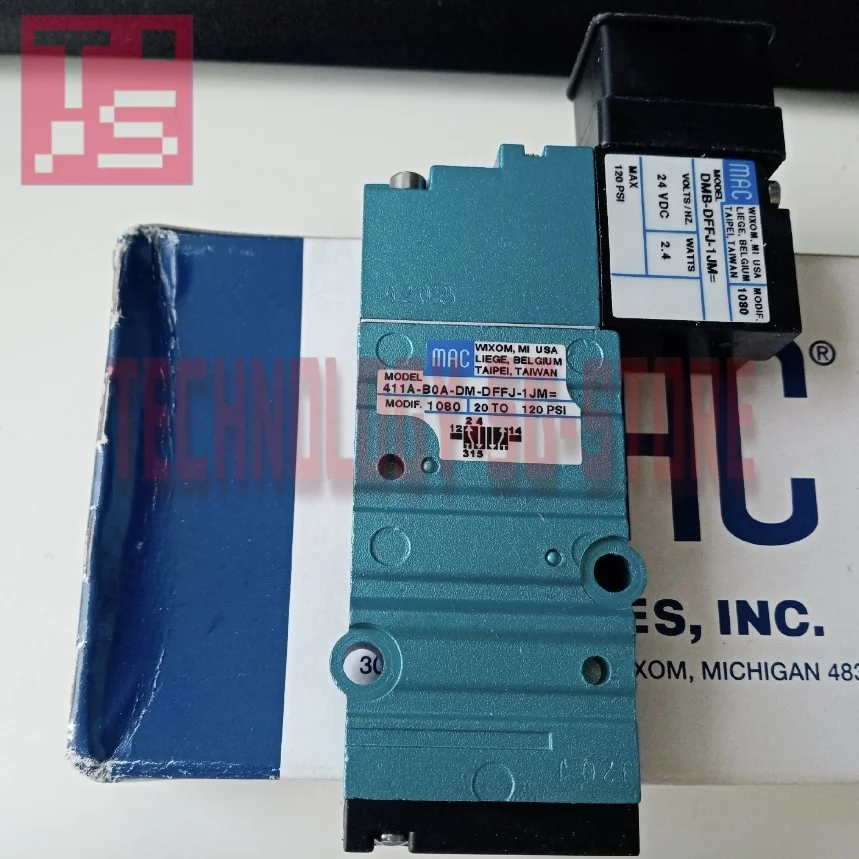 솔레노이드 밸브 411A-A0A-DM-DDAJ-1JM 411A-B0A-DM-DDAJ-1JB 411A-B0A-DM-DDFJ-1JM 박스 내 새 제품