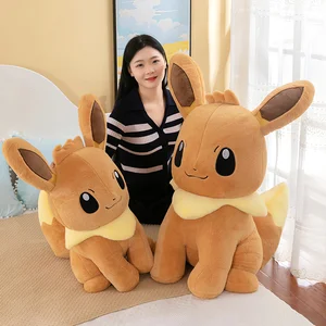 Anime Pokemon Plüschspielzeug für Kinder, weiche Plüschpuppe, gefülltes Kissen, Pikachu, Eevee, Kawaii, großer Größe, Sofa, Geburtstagsgeschenk, Stoff, Cartoons, 70 cm 6 Hauptumsatz Big Doll 70 cm - №3